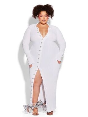 NWT FUMI THE LABEL- JANET EMBELLISHED DRESS In White